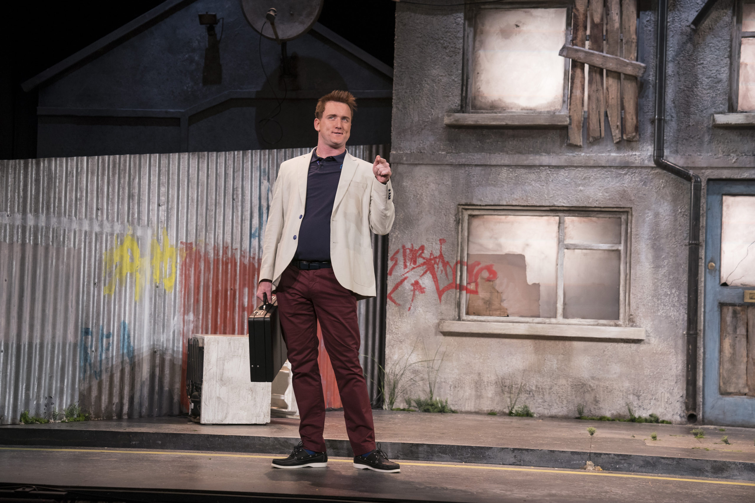 Rory Nolan in Ross O'Carroll-Kelly's Postcards from the Ledge at the Gaiety Theatre