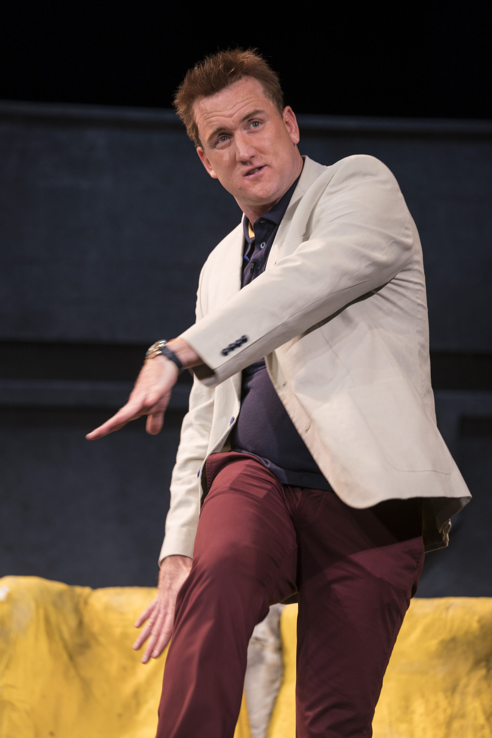 Rory Nolan in Ross O'Carroll-Kelly's Postcards from the Ledge at the Gaiety Theatre