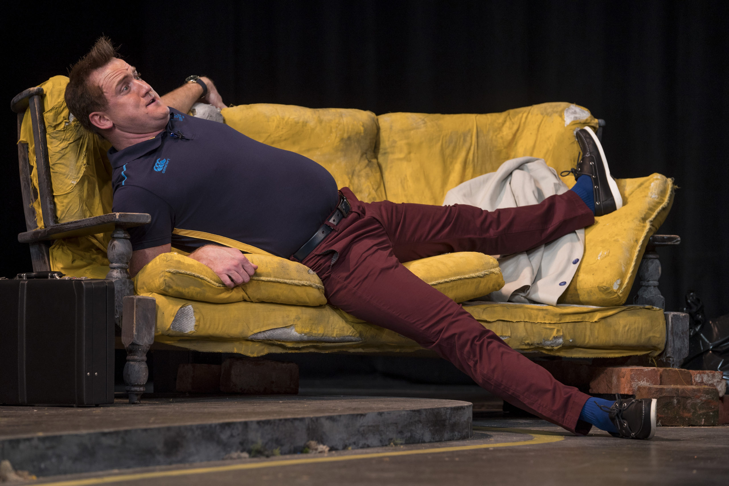 Rory Nolan in Ross O'Carroll-Kelly's Postcards from the Ledge at the Gaiety Theatre